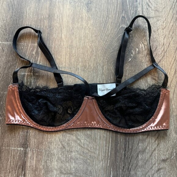 Elegant Moments Other - Elegant Moments ❤️ Satin&Lace Bra Women's Size S.